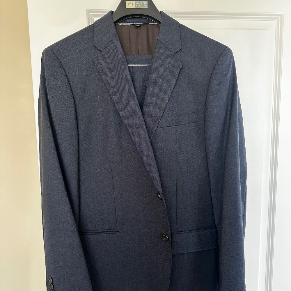 J.Crew Wool Navy Suit
